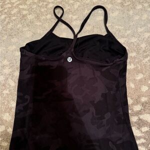 Lululemon Power Y Tank- Camo Multi Gray